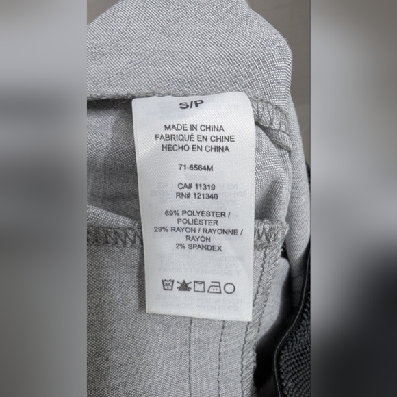 Dynamite Women's Gray Pants with Black Waistband - Picture 6 of 6